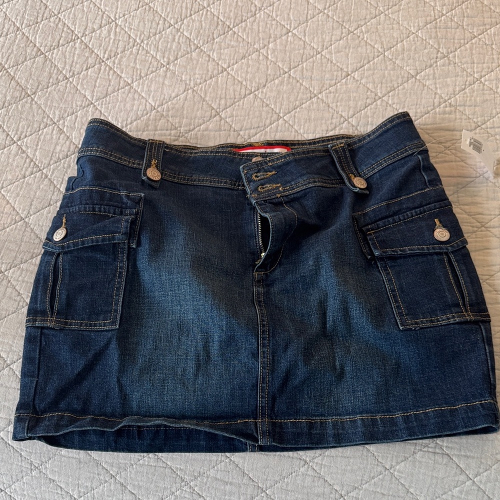 Old Navy Indigo Denim Mini Skirt